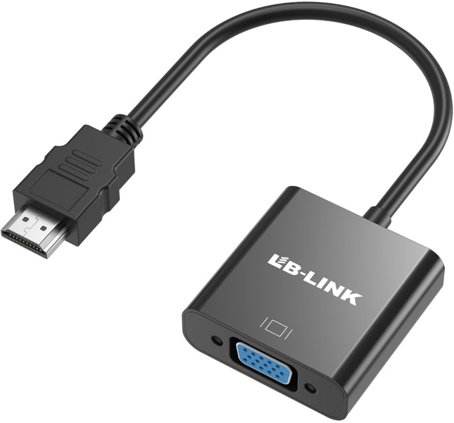 LB-LINK H200 HDMI-Compatible to VGA Adapter with 1080p Full HD Support