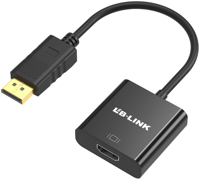 LB-LINK P100 DisplayPort to HDMI-Compatible Adapter with 4K Ultra HD Support