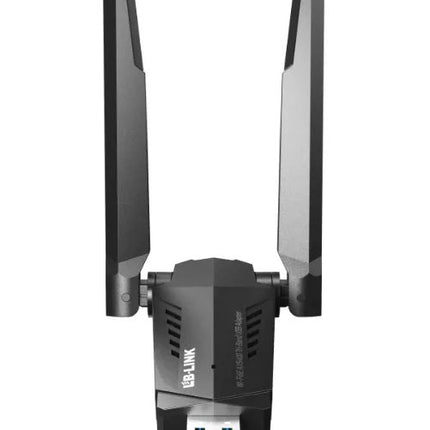 LB-LINK WTN5400E AXE5400 Wi-Fi 6E Tri-Band Wireless USB Adapter with Dual Antennas