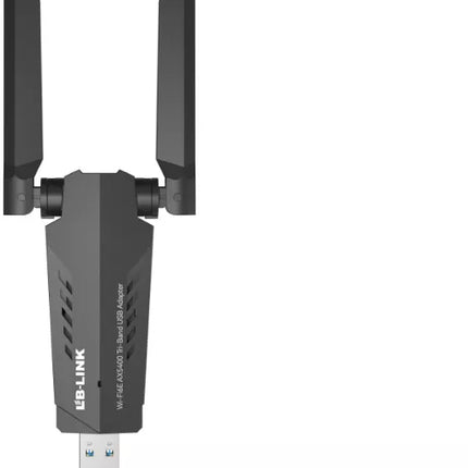 LB-LINK WTN5400E AXE5400 Wi-Fi 6E Tri-Band Wireless USB Adapter with Dual Antennas