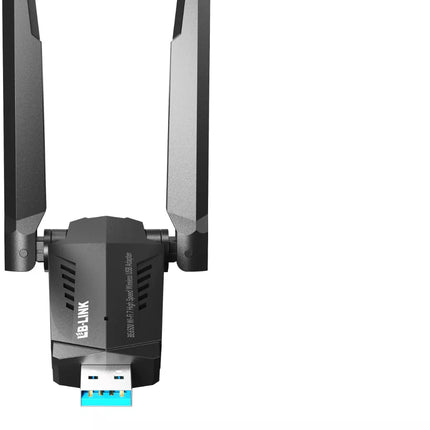 LB-LINK BE6500 Wi-Fi 7 Tri-Band High-Speed Wireless USB Adapter with 6GHz Support