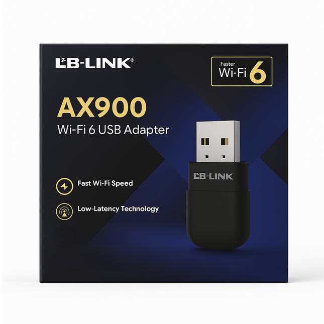 LB-LINK AX900 USB Wi-Fi 6 Adapter - Dual Band 600Mbps