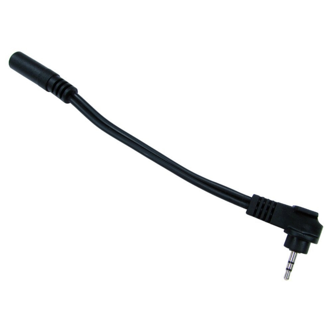 2.5mm Male Jack to 3.5mm Female Socket Audio Adapter - 13.5cm