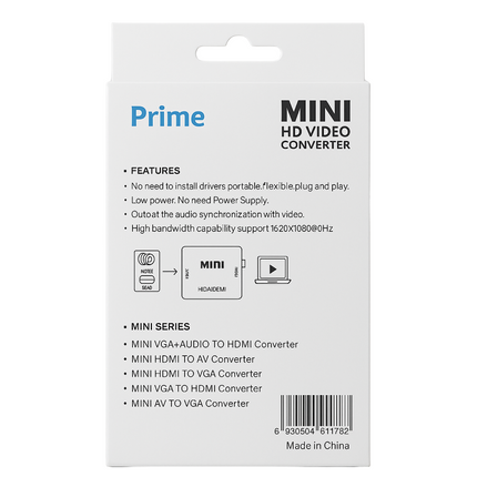 Mini HDMI to AV Converter