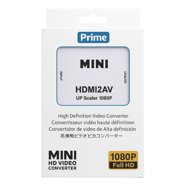Mini HDMI to AV Converter