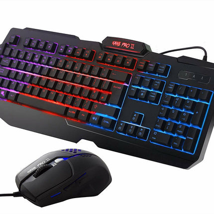 Sumvision Kane Pro 2 USB Gaming Keyboard & Mouse Bundle - RGB Backlit, 3200DPI