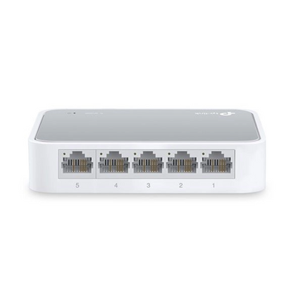 TP-Link TL-SF1005D 5-Port 10/100Mbps Desktop Switch - Unmanaged, Plug & Play