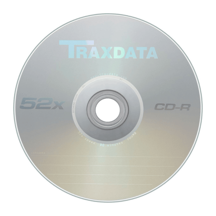 Traxdata ValuePack CD‑R 52x 700MB - 80 Min, 50 Pack