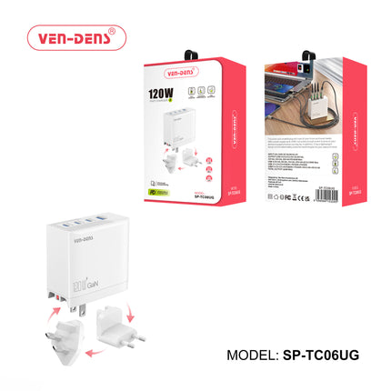 Ven Dens 120W Universal Compatibility Fast Charger