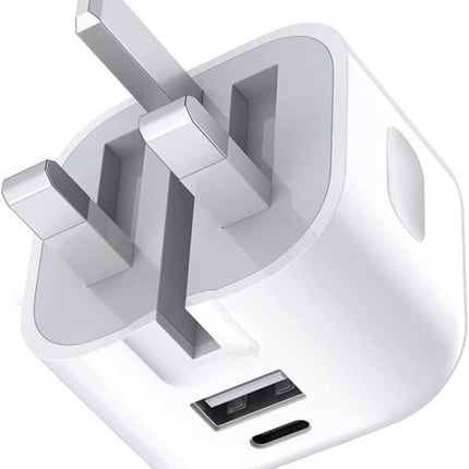 Speedy 20W Dual Port Foldable Charger Plug