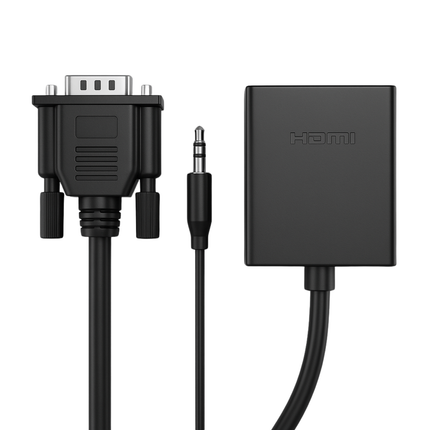 VGA to HDMI Converter Cable with USB & Audio - 1080p Output