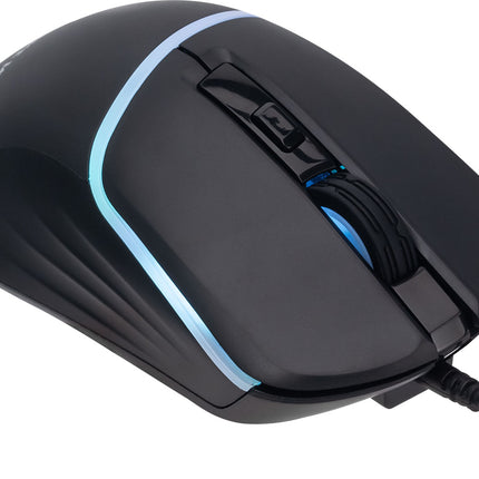 XTrike Me GM-322 BK Wired Gaming Mouse - 3600 DPI, Backlight 7 Colour