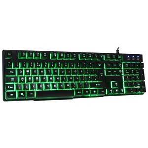 Evo Labs Builder RGB 7 Colour Multi Mode LED USB Gaming Keyboard - computer accessories wholesale uk