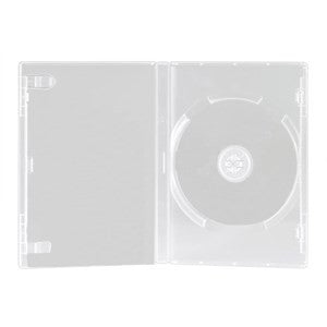 DVD SINGLE CLEAR CASE 14MM (100) - computer accessories wholesale uk
