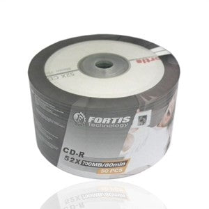 FORTIS BRANDED CD-R 700MB 80MIN 52X (50 PACK) - esunrise