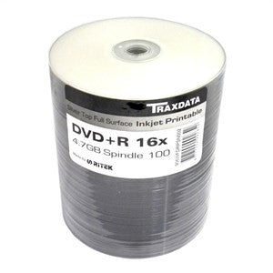 TRAXDATA SILVER FF PRINTABLES DVD+R 4.7GB 16X (100PACK) - esunrise