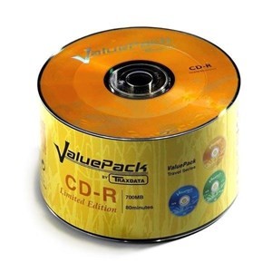 TRAXDATA VALUEPACK CD-R 700MB 80MIN 52X (50PACK) - esunrise