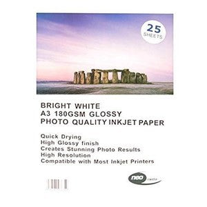 Neo A3 180gsm Gloss Paper (25sheets) - esunrise