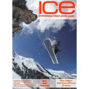 Ice brand 260gsm A4 Gloss Coated Paper (25 Sheets) - esunrise