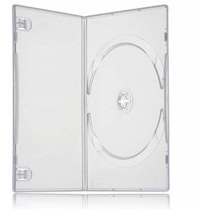 DVD SINGLE CLEAR CASE 14MM (100) - computer accessories wholesale uk