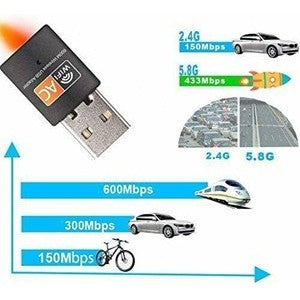 600Mbps Nano Wireless N USB Adapter