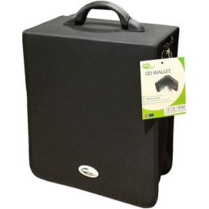 Neo Media Nylon 500 CD DVD Storage Wallet Carry Case with Ringbinder