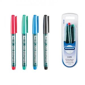 Bandridge CD/DVD Markers (4pk)