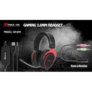 XTrike Me GH-899 RGB Gaming Headset - Stereo, 50mm Drivers