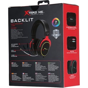 XTrike Me GH-899 RGB Gaming Headset - Stereo, 50mm Drivers