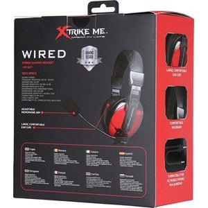 Xtrike Me 3.5mm Gaming Over Ear Headset HP-307 for PC Consoles PS4, Xbox One