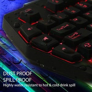 Sumvision Kane Pro 2 USB Gaming Keyboard & Mouse Bundle - RGB Backlit, 3200DPI
