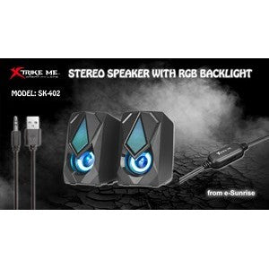 Xtrike Me 2.0 Stereo Speaker with RGB Backlight SK-402