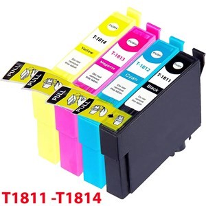 Epson Compatible T-1816 Inks Cartridges Replaces T1811 - T1814 - computer accessories wholesale uk