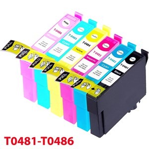 Epson Compatible Cartridges Replacement T0481-T0486 (T0487) Ink - computer accessories wholesale uk
