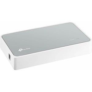 8 Port Desktop Switch Ethernet Network LAN Splitter Internet TP-Link Home Box - tilted view - computer accessories wholesale uk